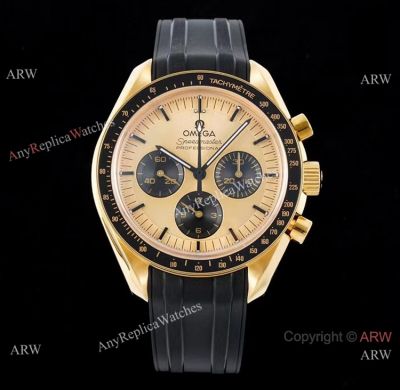Omega Speedmaster Moonwatch Super Clone Moonshine Gold 42mm Watch 